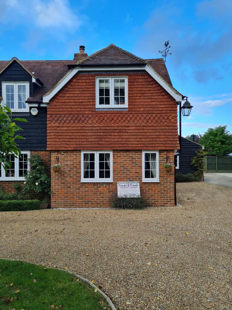 white hardwood windows in staplehurst kent