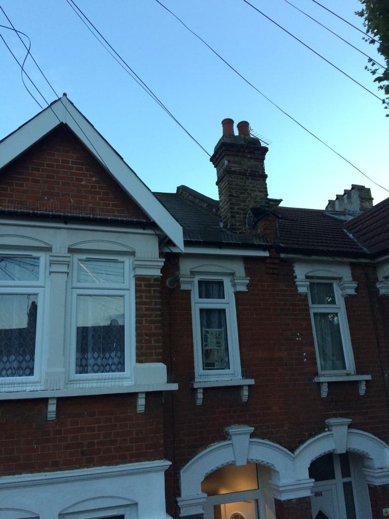 white double glazed window in east london